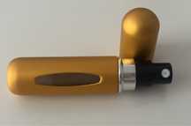 Mini atomizer do perfum, kolor złoty
