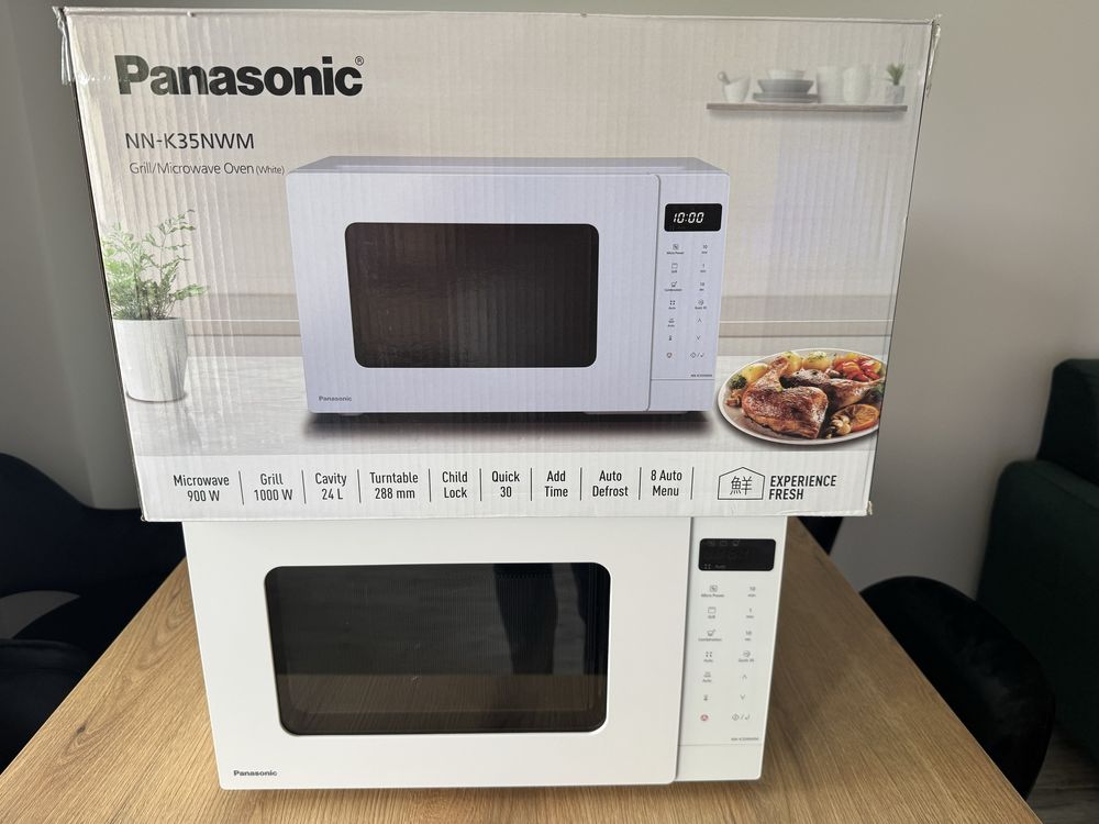 Kuchenka mikrofalowa PANASONIC NN-K35NWMEPG - NOWA !!