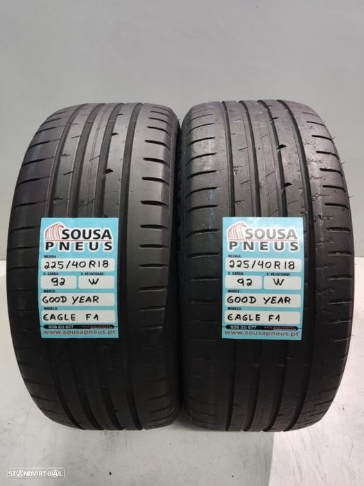 2 pneus semi novos 225-40r18 good year - oferta dos portes 120 EUROS