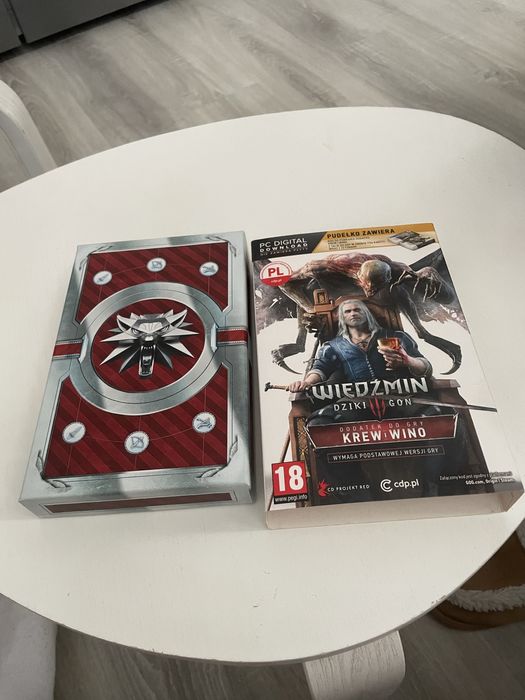 Karty Wiedźmin 2- Gwint- 2 talie kompletne, jak nowe