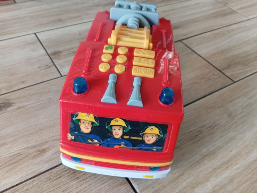 Strażak Sam dickie toys auto jupiter sam jeździ