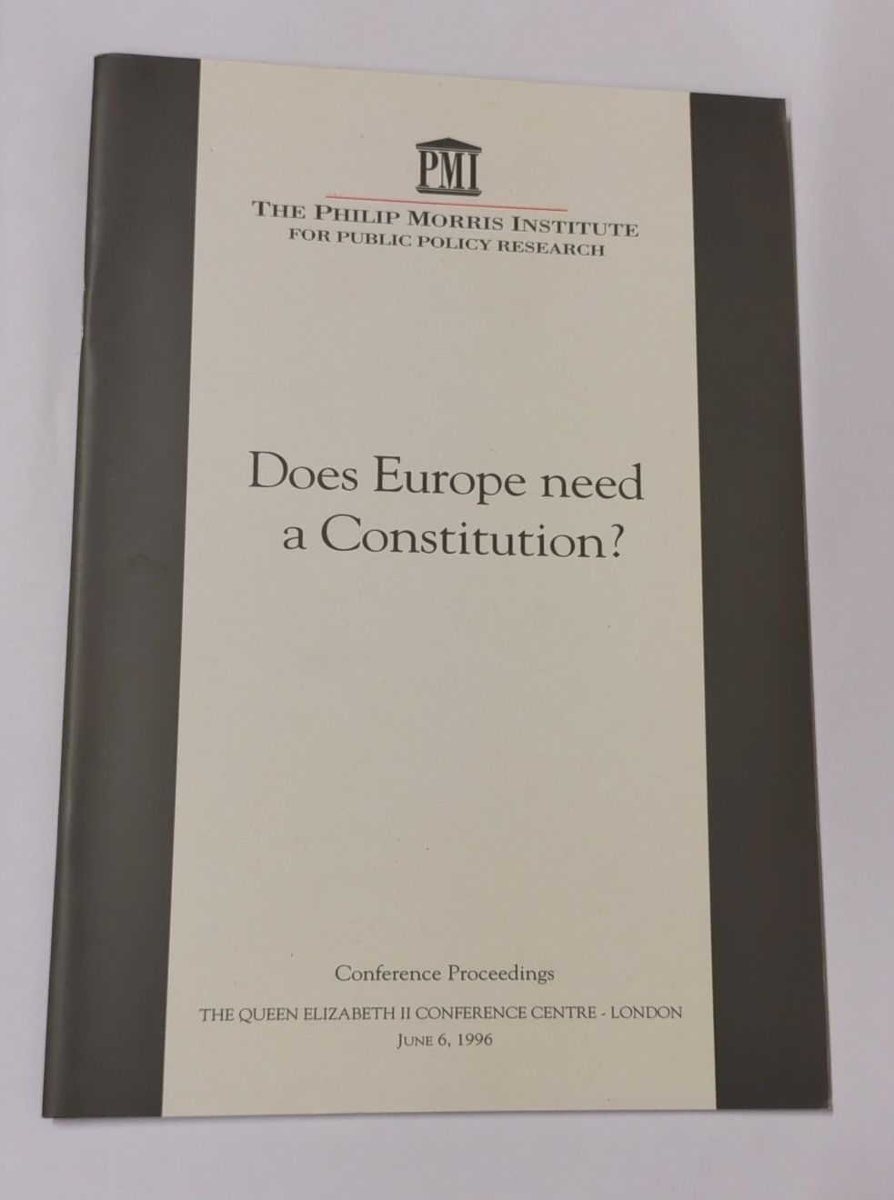 Does Europe need a Constitution?