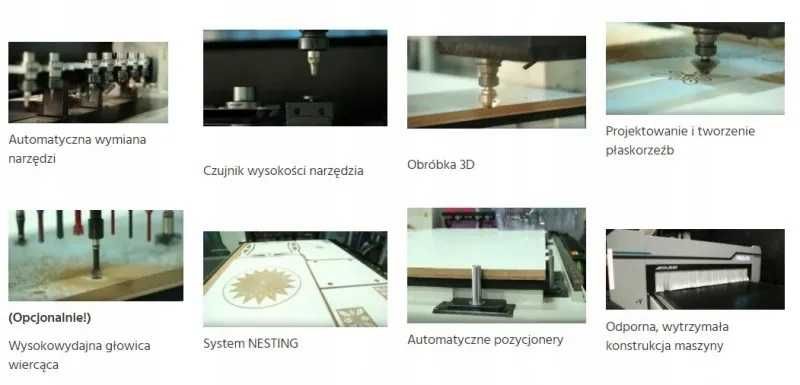 Frezarka CNC AES Stół roboczy 2100x3200 2 pompy Becker używana 2019