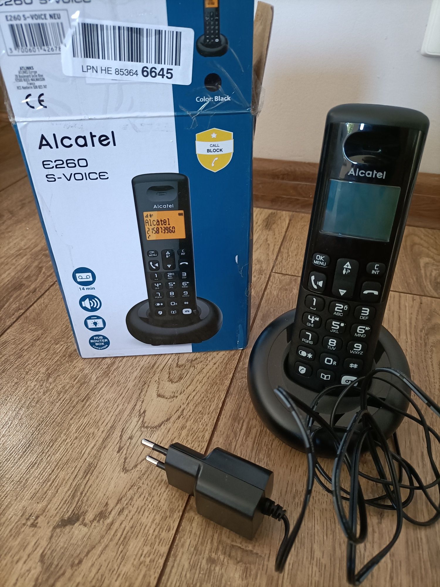 Alcatel e260 telefon stacjonarny