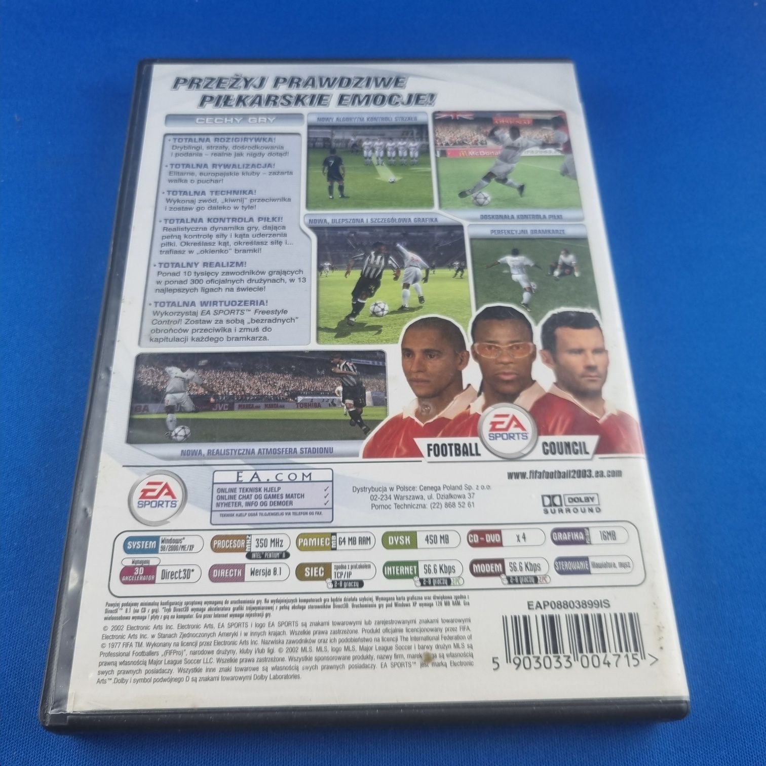 Fifa 2003 PC Polska edycja