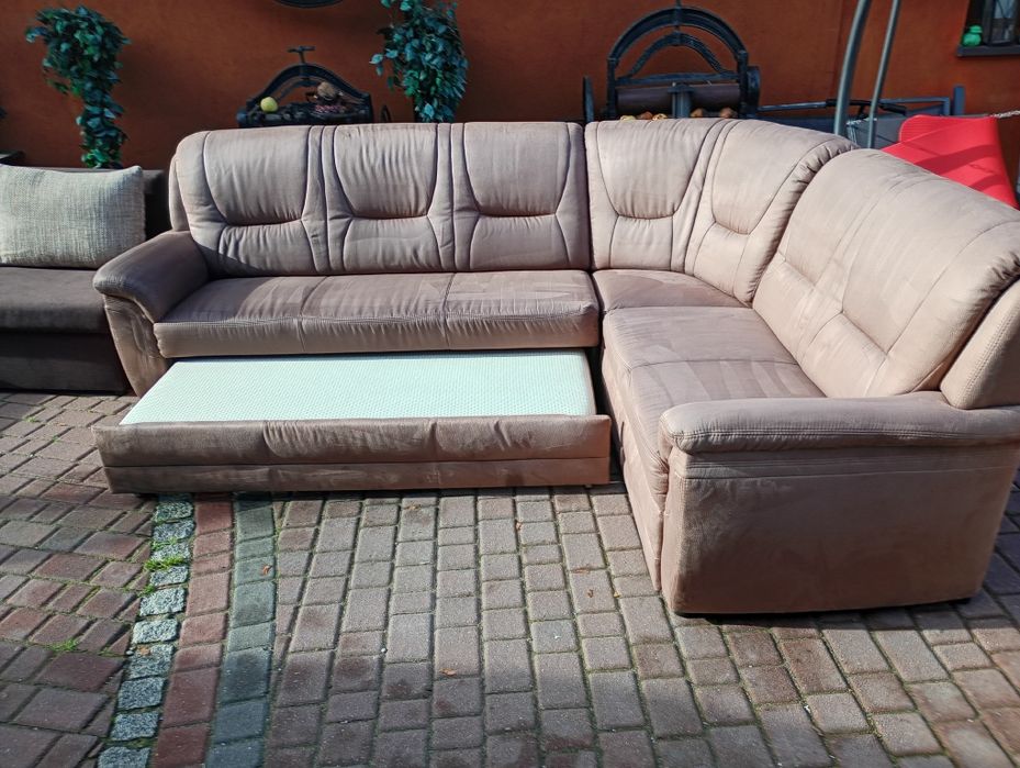 Duży narożnik rozkładany