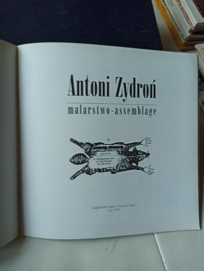 Antoni Zydroń malarstwo-asseblage