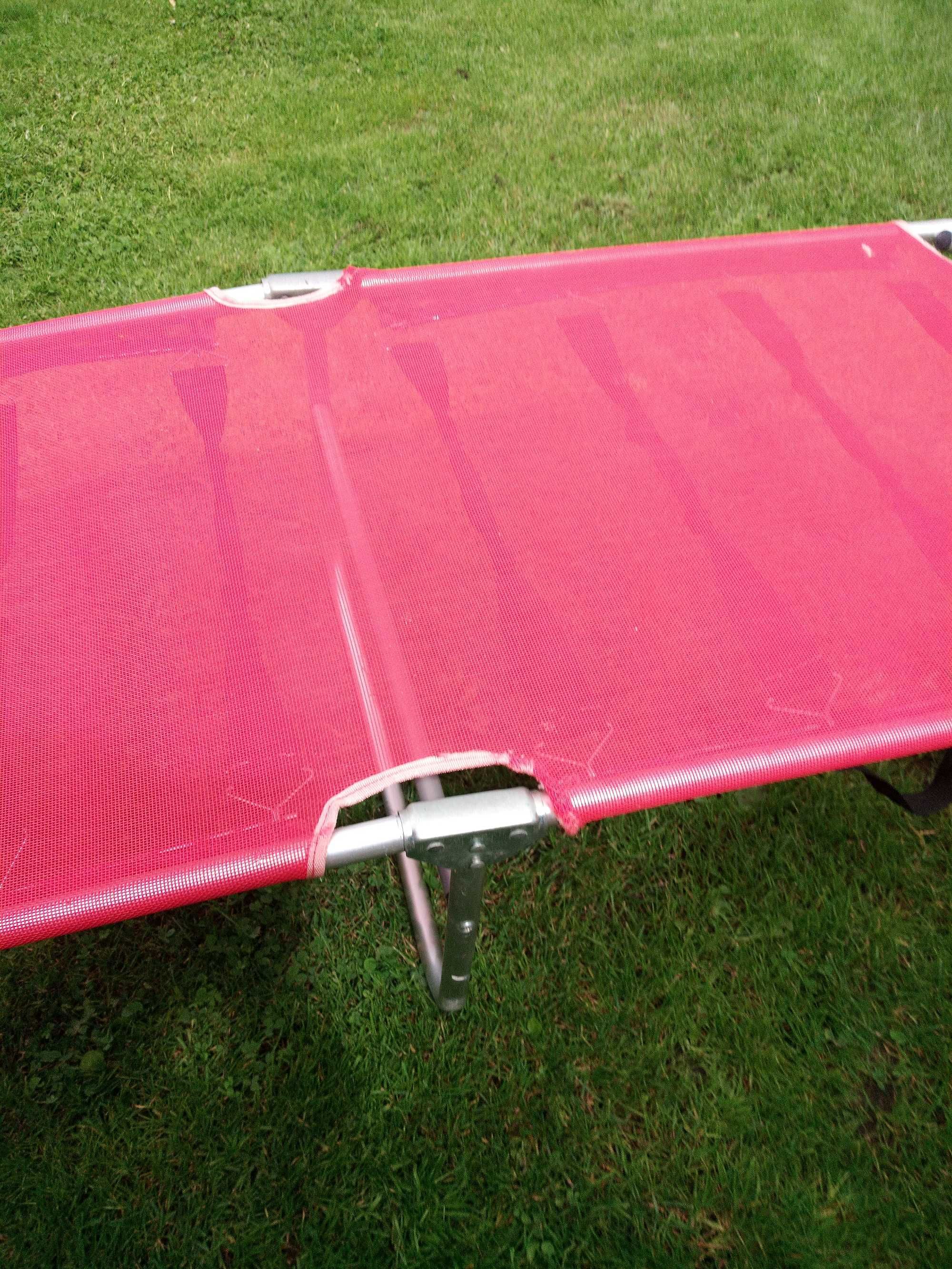 Leżak ogrodowy aluminiowy