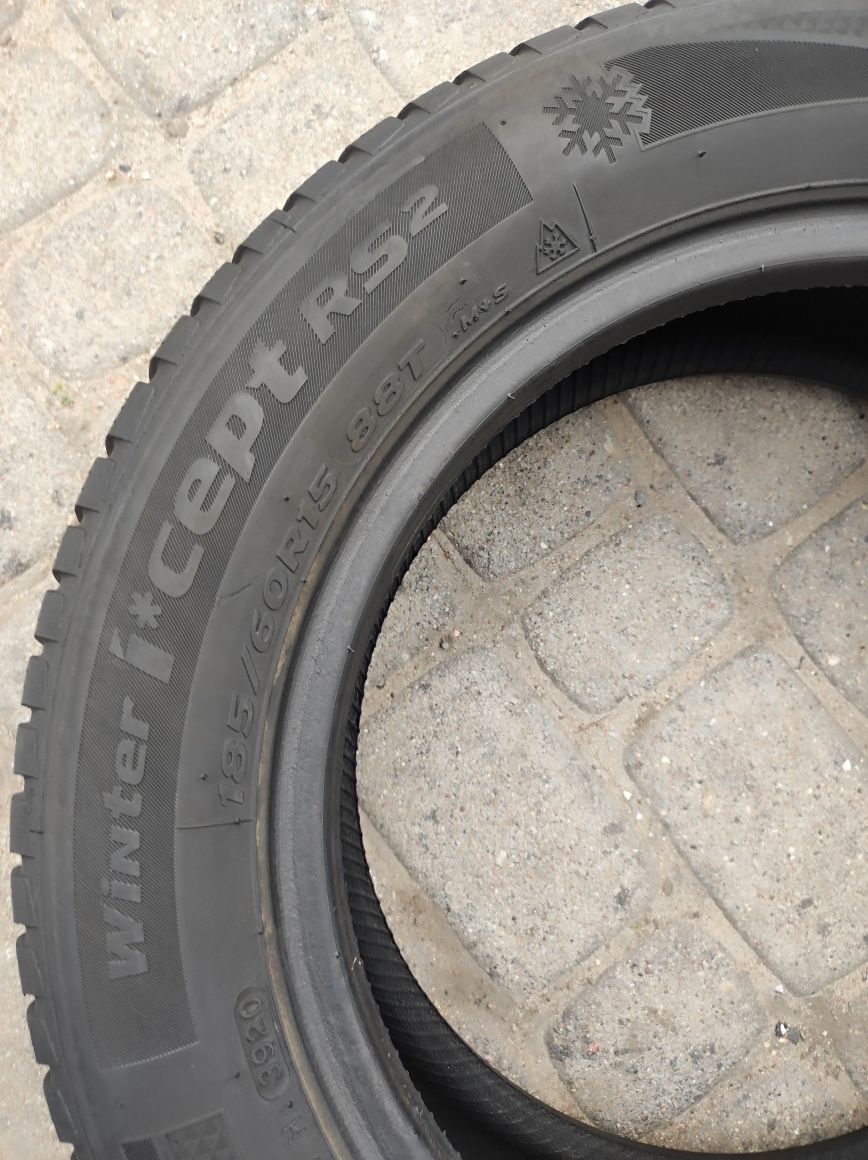 185.60.15 Dwie opony zimowe Hankook Winter I 'Cept RS2 Dot 2020