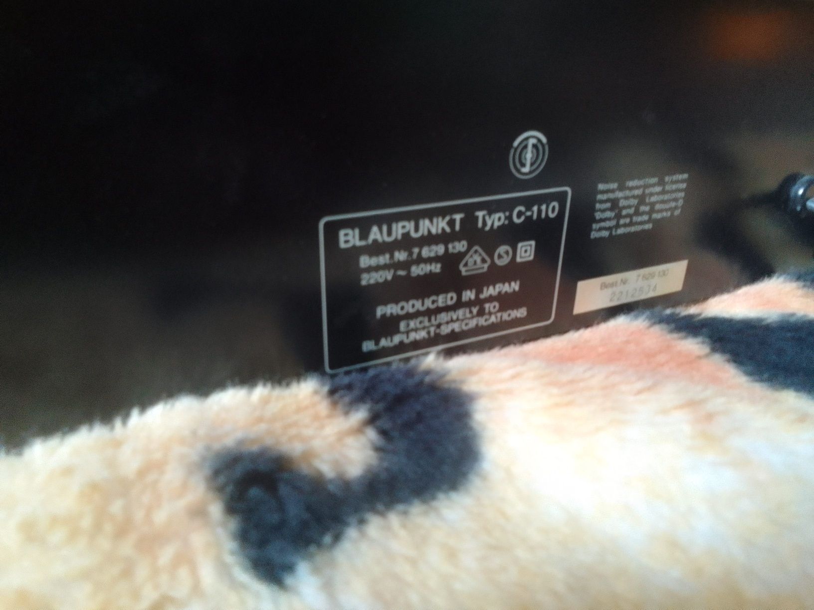 Zestaw Blaupunkt cassete deck i tuner