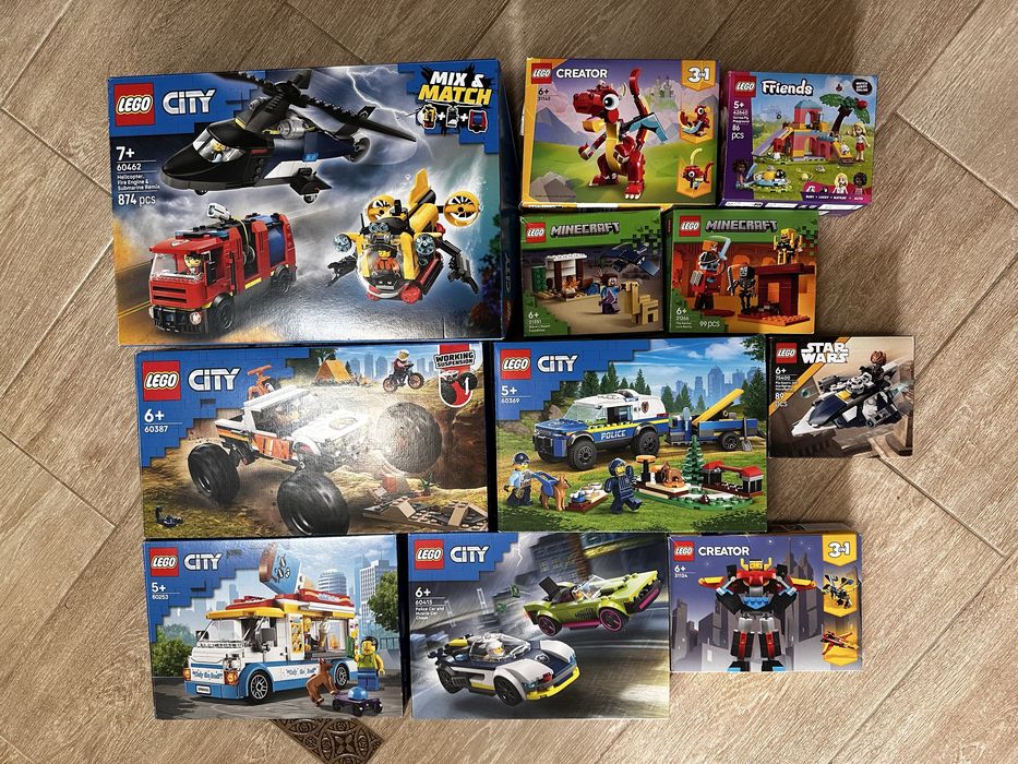 Розпродаж Lego City, Creator