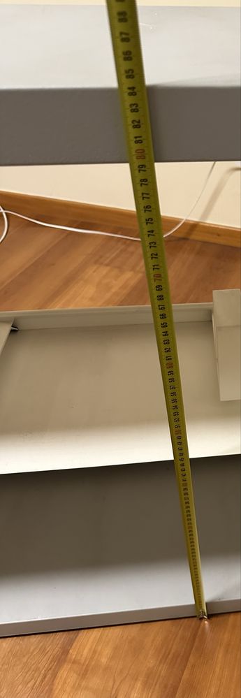 Móvel escritório em metal, profissional,  310cm X 35cm X 84cm