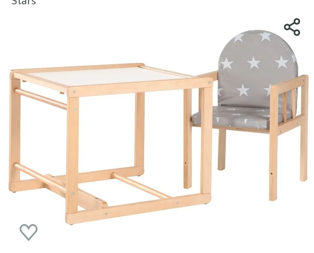 Krzesełko kombi stolik do karmienia zabawy roba