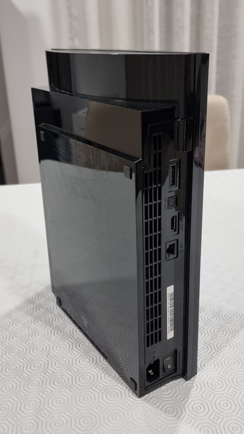 Playstation 3 Fat Preto com jogos