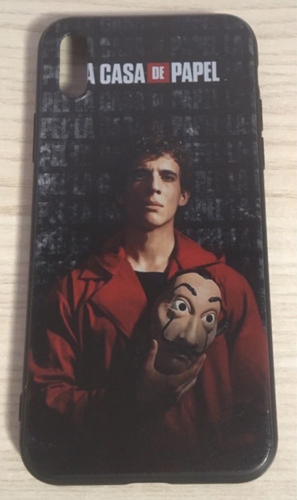 Etui oprawka case na telefon IPhone X XS Dom z papieru