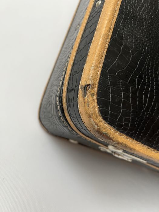 Чемодан шкіряна валіза сумка саквояж СРСР СССР вінтаж мос штамп