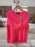 Kaszmir 100 % Nowy, roz M, cashmere. Neon