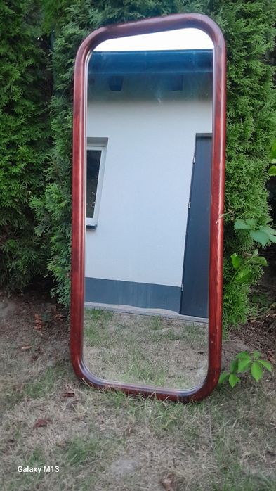 Lustro ,drewniana rama -staroć