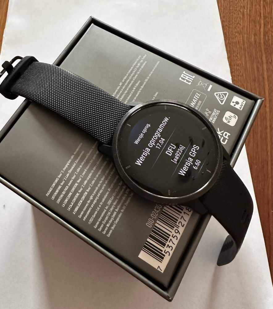 Smartwatch Garmin Venu 2 GPS Czarny Amoled