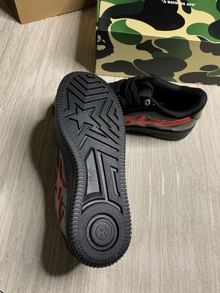 41-45р Bathing Ape Bapesta Shark Black /Кросівки Bape /Кроссовки Bape