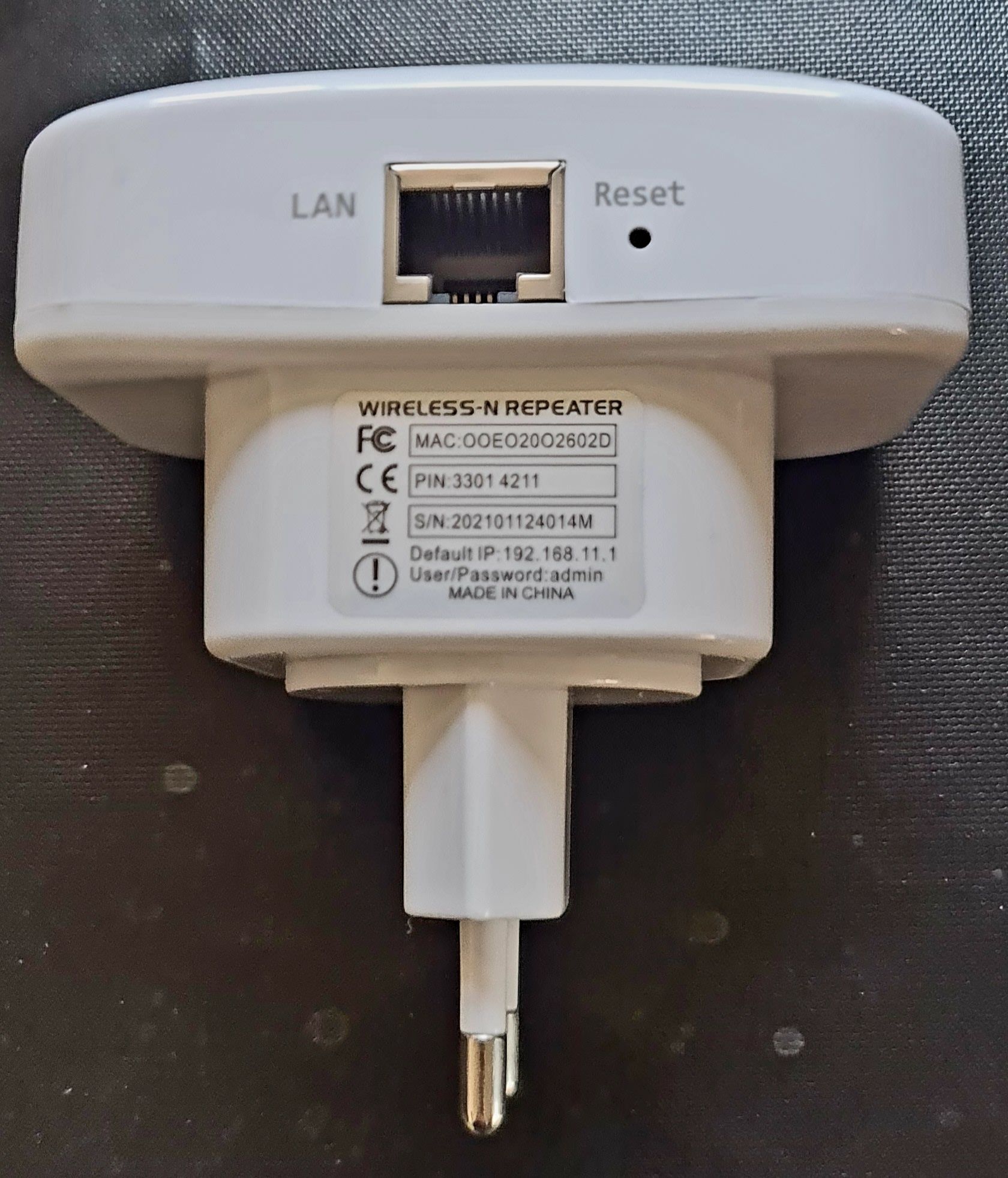 Підсилювач Wi-Fi REPEATER 2.4G