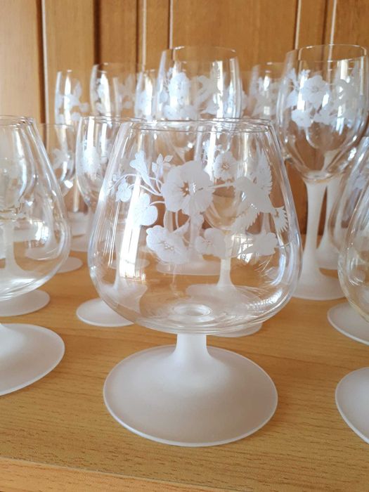 Conjunto copos de cristal