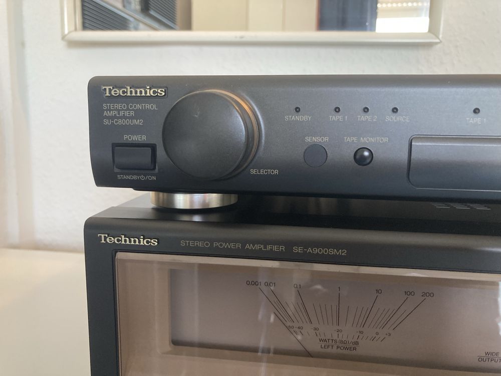 Technics wzmacniacz i przedwzmacniacz SE-A900sm2 oraz SU-C800UM2