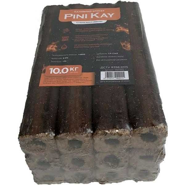 Брикеты топливные Pini Key  и Palivo RUF