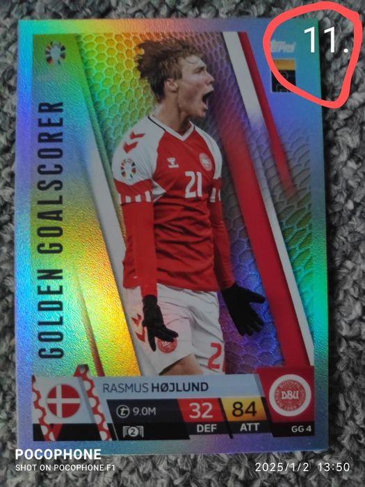 Karty piłkarskie Euro 2024