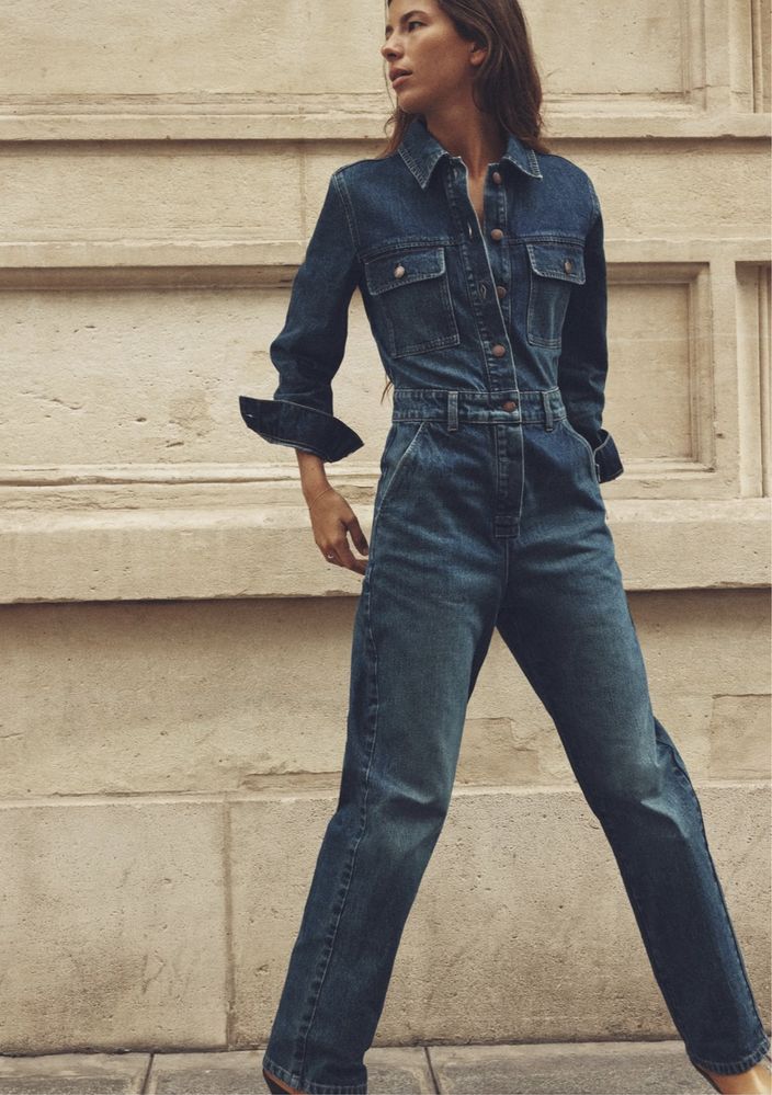 Zara kombinezon denim Z1975 nowy s