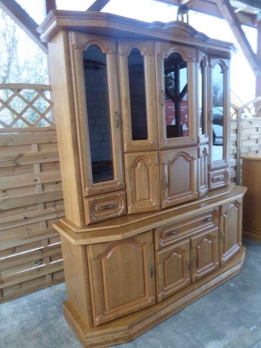 dębowy kredens   -   witryna  stan bdb wysyłka dowóz