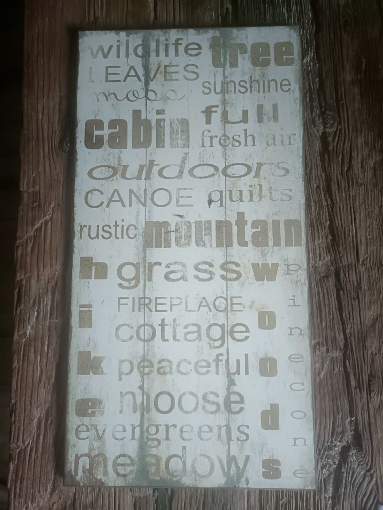 Ozdobne napisy na ścianę LOFT 36x70