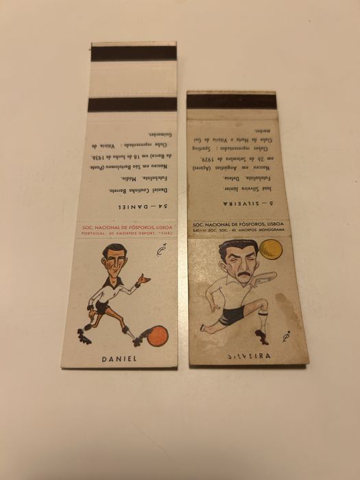 Vitória de Guimarães 1961 cromos da bola caricaturas