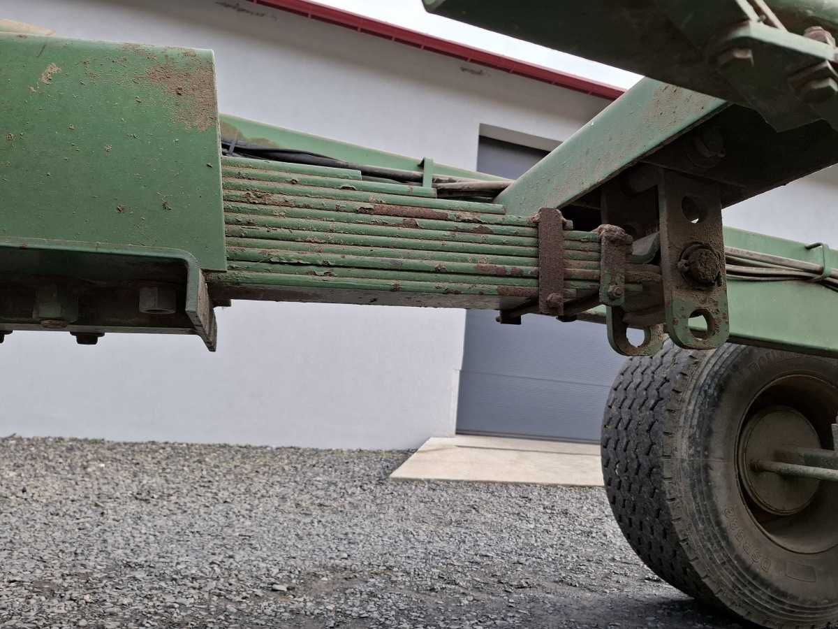 Przyczepa skorupowa SIAM 12,5 T, tandem, SKRĘTNA OŚ
