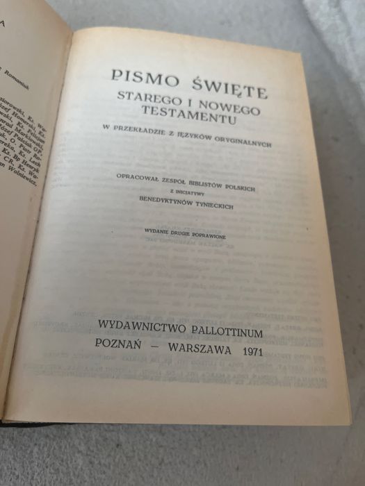 Pismo Święte Starego i Nowego Testamentu