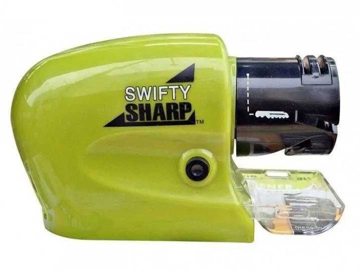 Электрическая точилка для ножей и ножниц SWIFTY SHARP Универсальная.