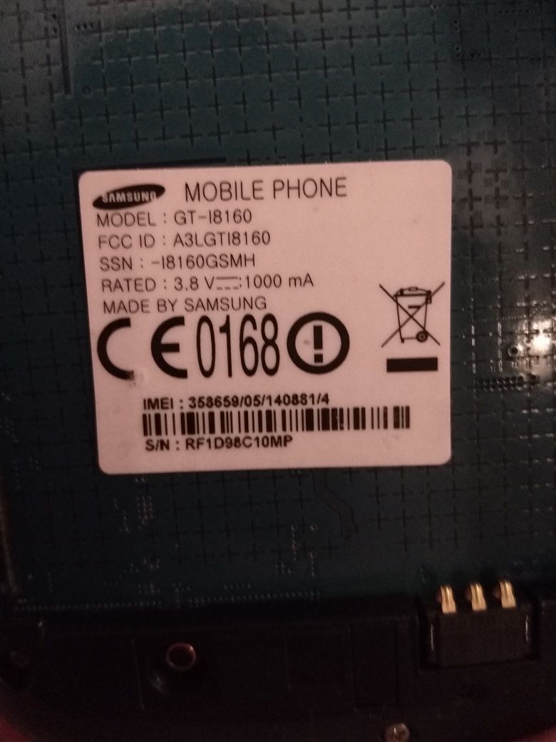 Telefon Samsung GT-I8I60 SPRAWNY