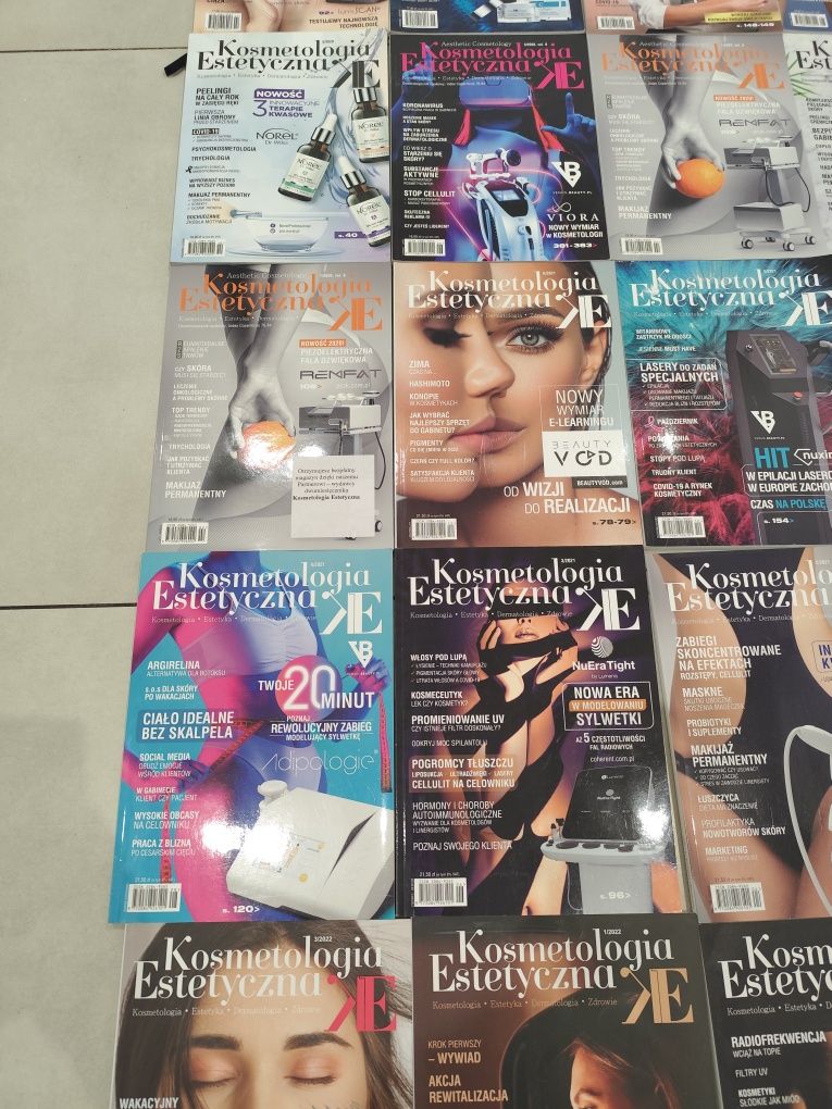 Czasopisma kosmetologia estetyczna