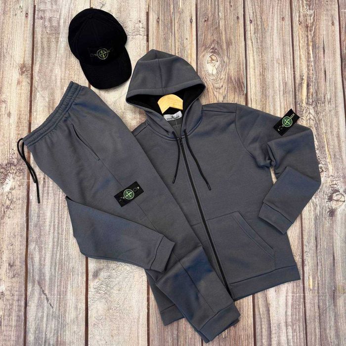 Чоловічий спортивний костюм Stone Island худі штани осінь зима S - XXL