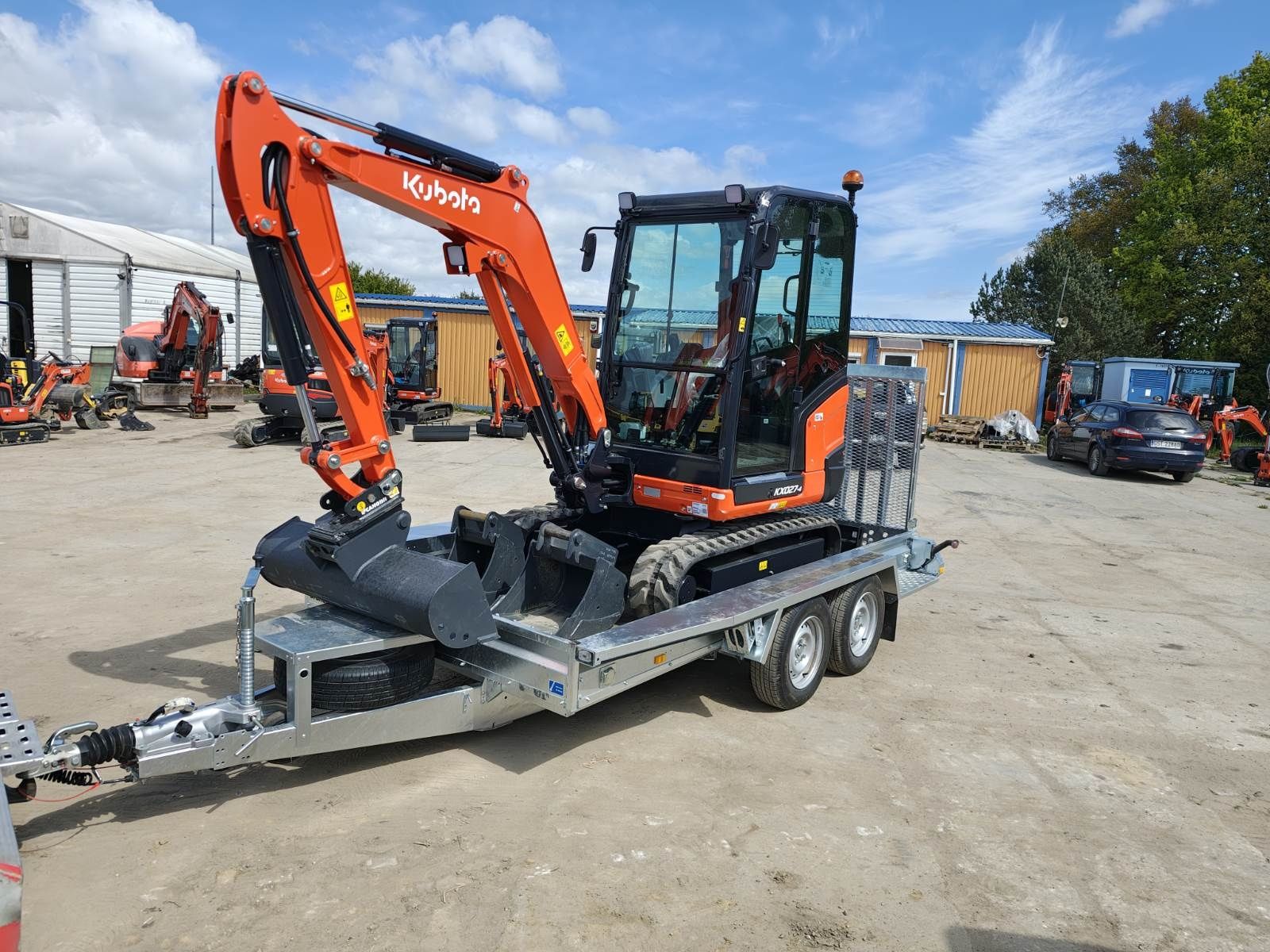 Wypożyczalnia minikoparki , wynajem Volvo, Kubota , Takeuchi, Janmar