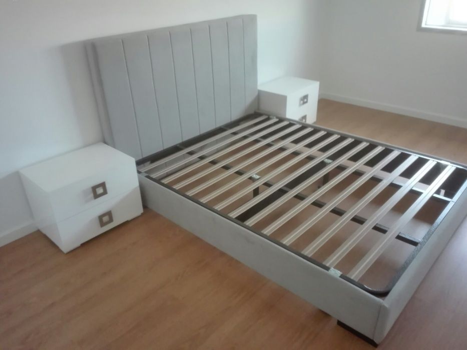 Cama Estofada Casal ou Solteiro  NOVO - FABRICA