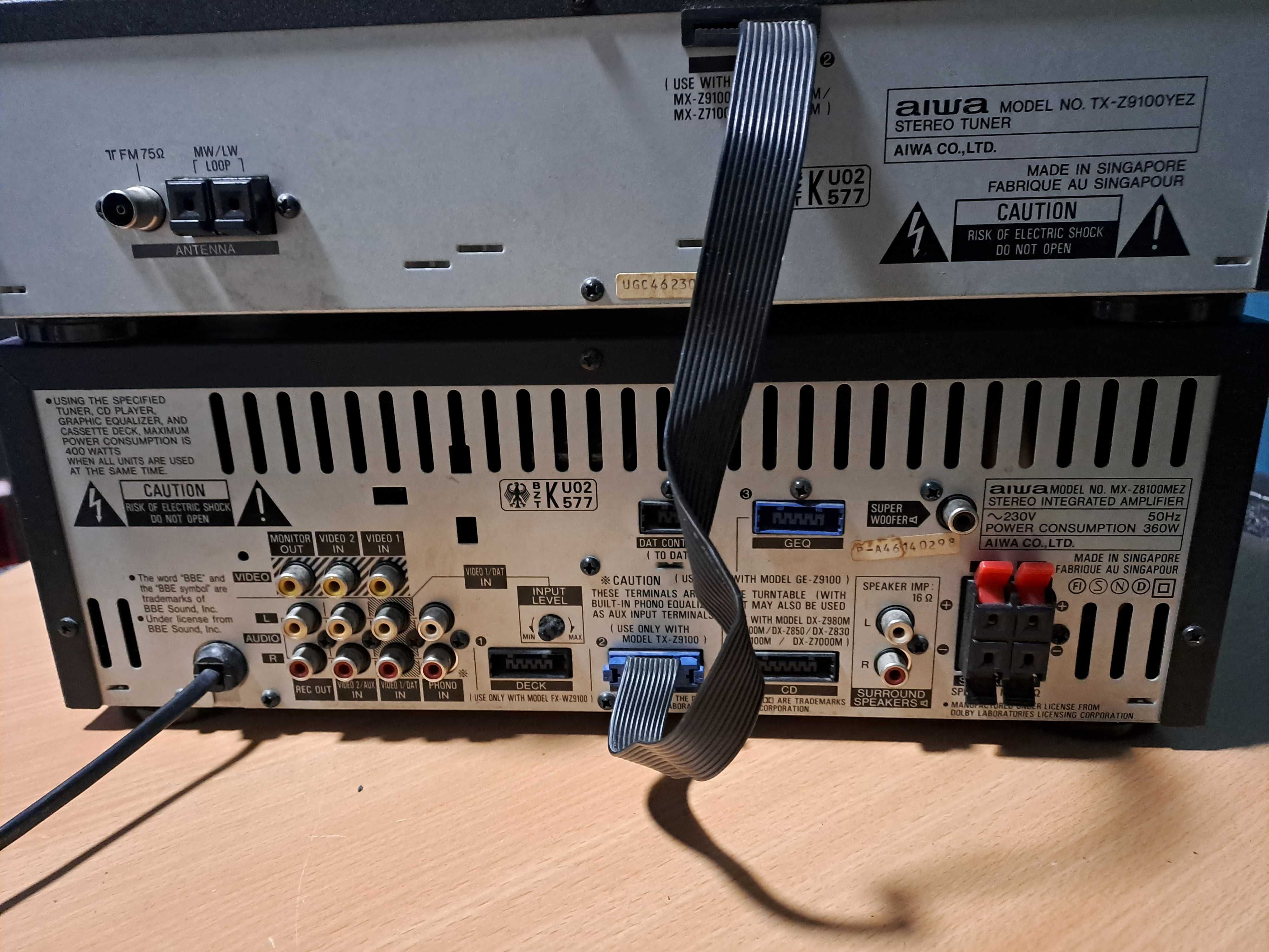 Wzmacniacz+tuner AIWA MX-Z8100M i TX-Z9100