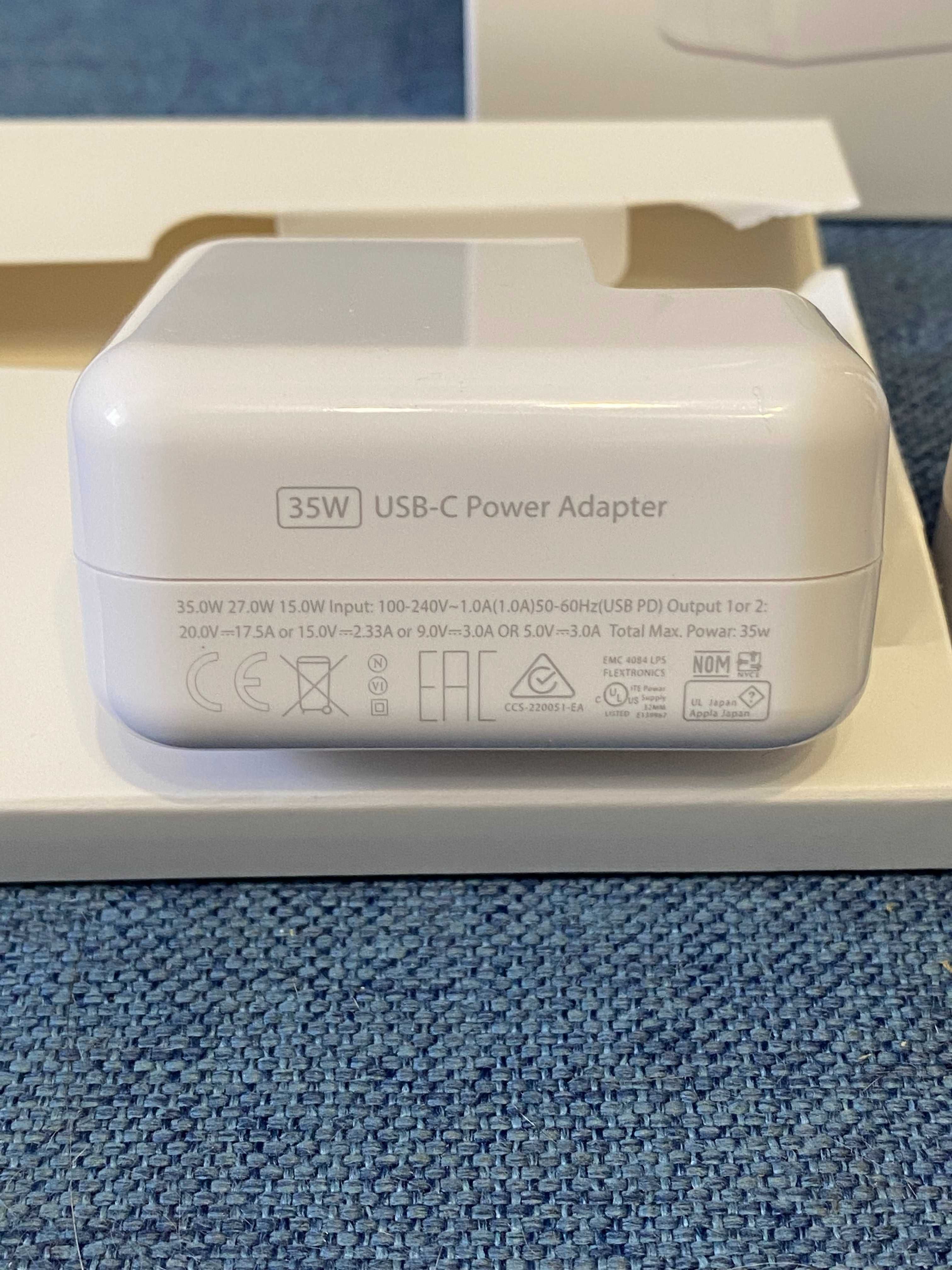 Зарядний пристрій Apple 35W USB-С+С Dual Power Adapter