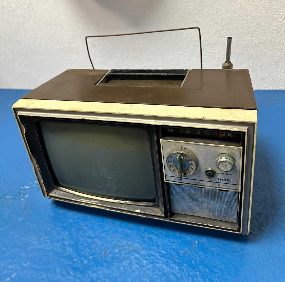 Televisão antiga, Sharp, não testada, TV