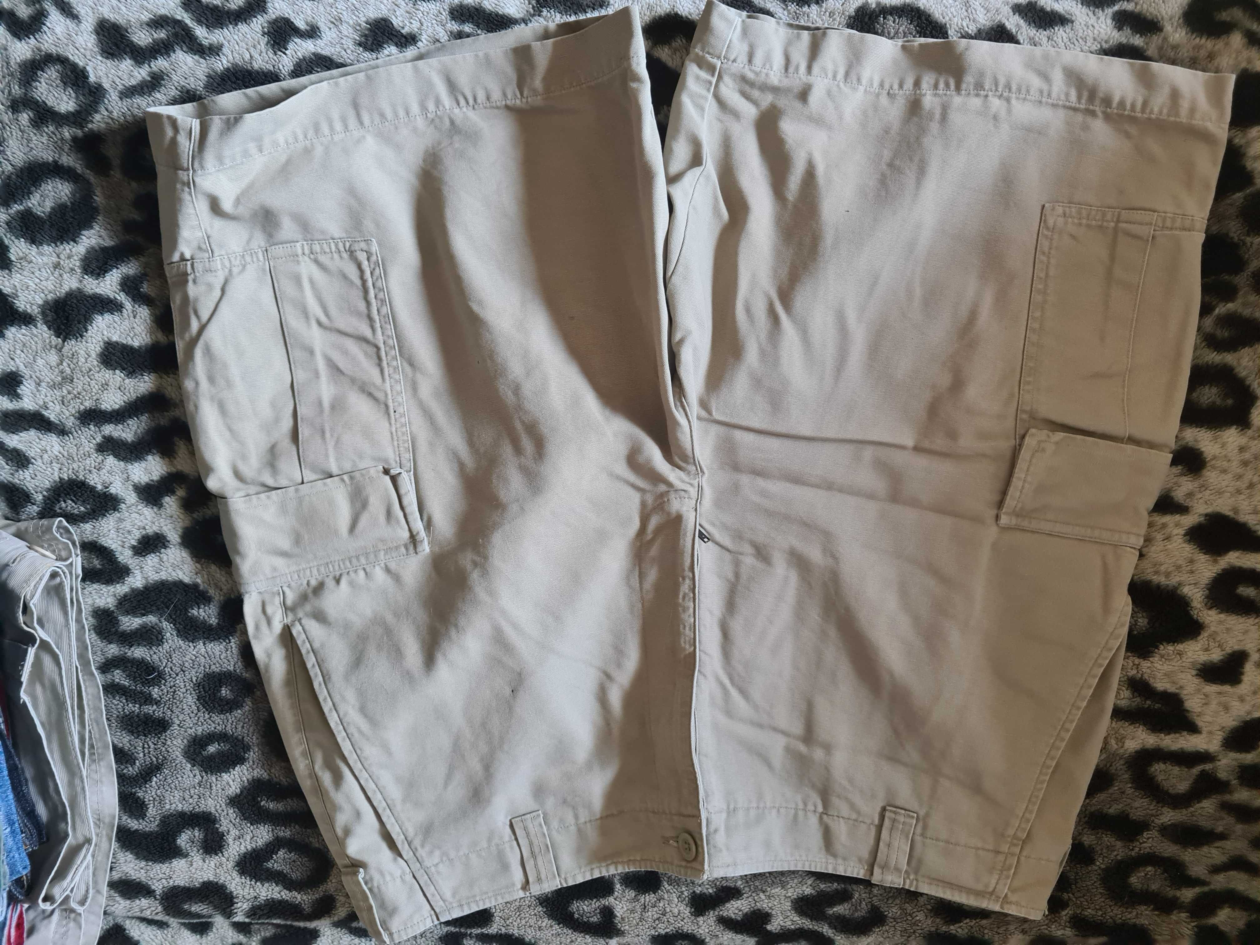 Shorty Spodenki Bermudy Piaskowe H&M i Mark & Spencer
