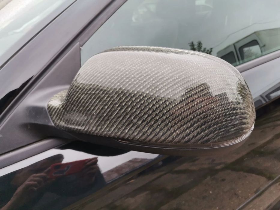 Karbonowe Carbon Obudowy Lusterek AUDI A3 8P A4 B8 10-12 Komplet