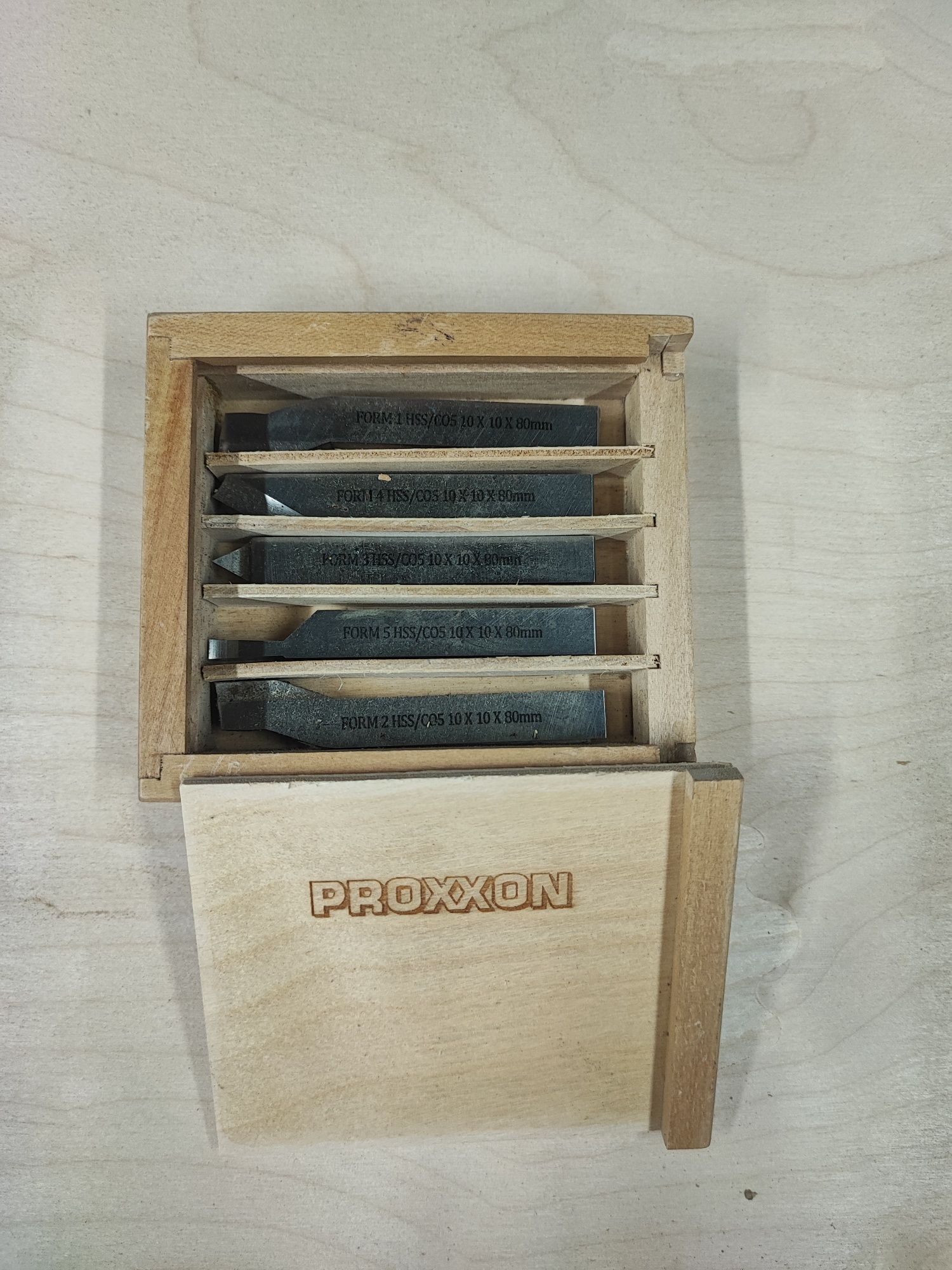 PROXXON 24550 Zestaw noży tokarskich HSS