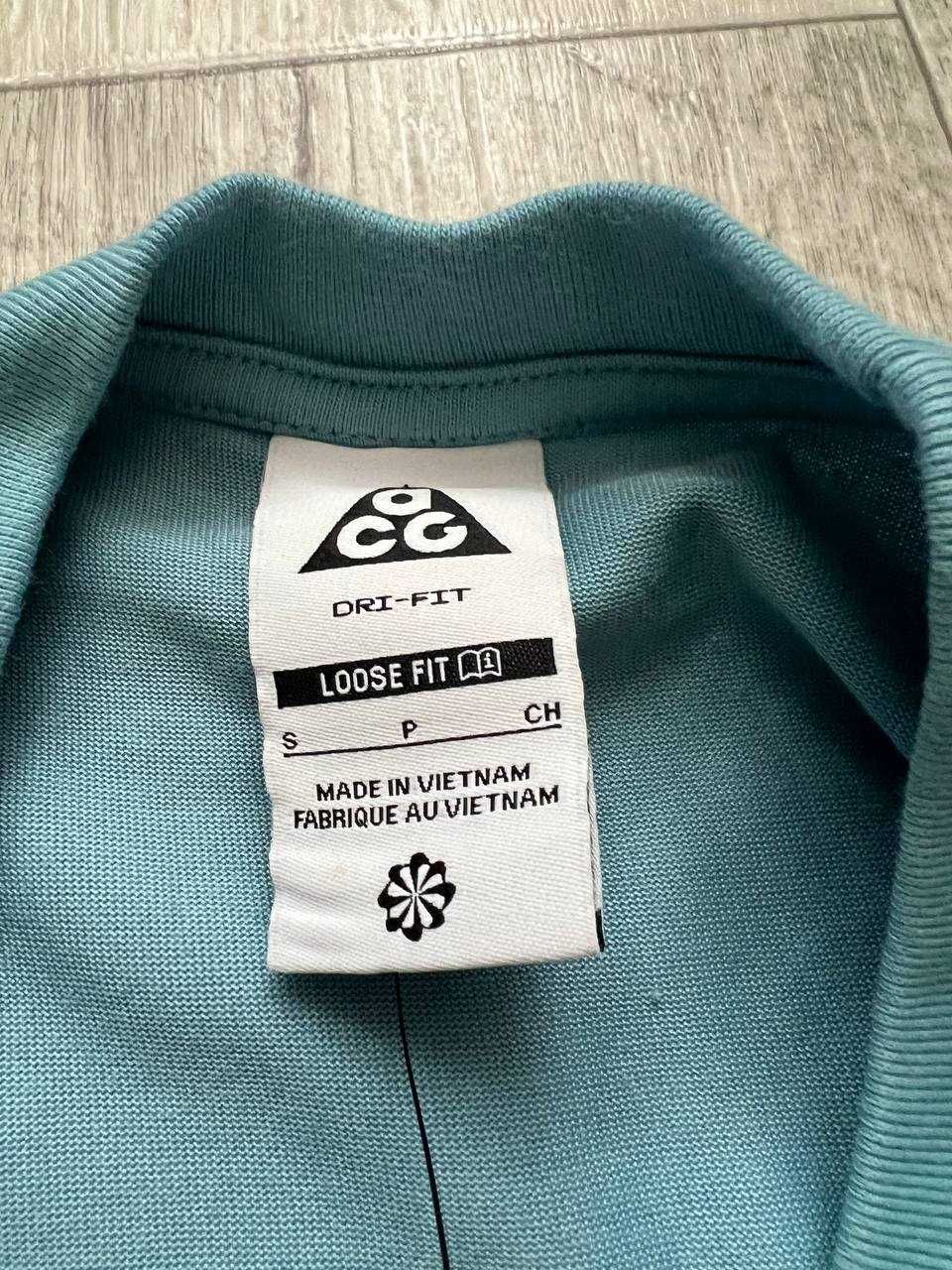 ОРИГІНАЛ! Футболка Nike ACG Lungs Logo Tee Light Blue S M | DQ1815-464