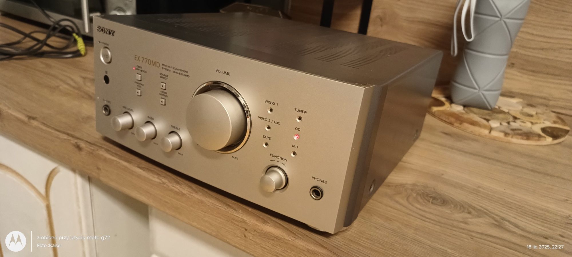 Wzmacniacz Hi-Fi Component System Sony DHC-EX770MD