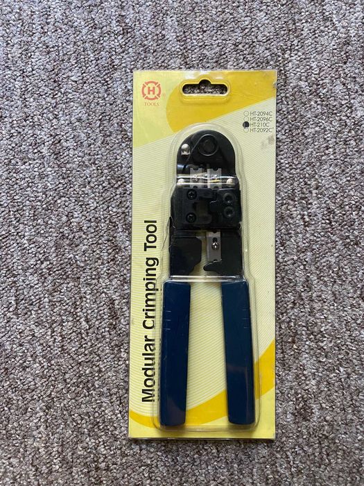 Кримпер для RJ-45 роз'ємів (8P8C) HT-210C Кліщі для обжимки конекторів